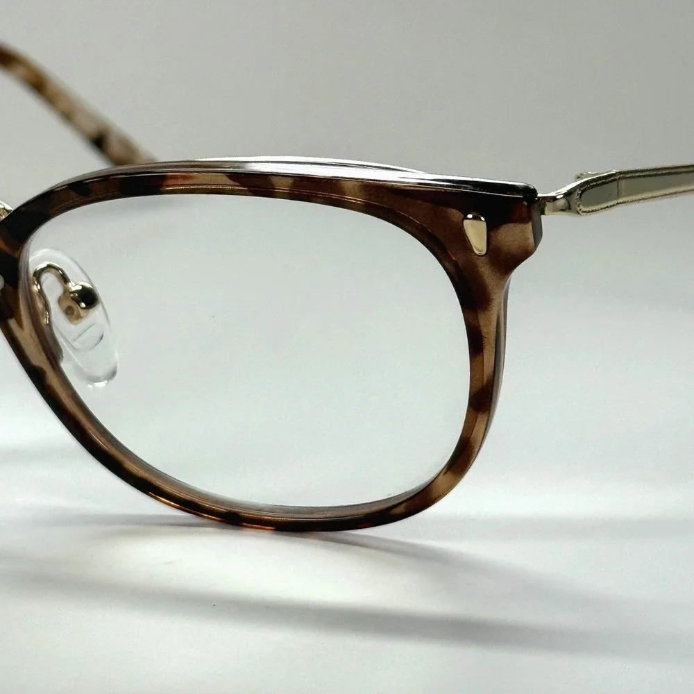 GlassesShop 811125‎ Eyeglasses Frame Only 50-22-145 Cat Eye Tortoise Shell Gold